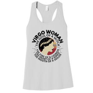 Virgo Funny Zodiac Sign Graphic Gift Women's Racerback Tank