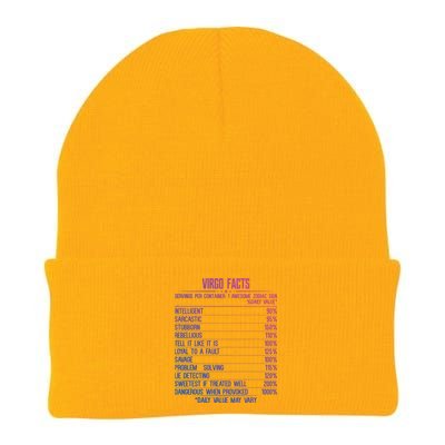 Virgo Facts Zodiac Birthday Funny Zodiac Sign Horoscope Great Gift Knit Cap Winter Beanie