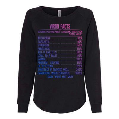 Virgo Facts Zodiac Birthday Funny Zodiac Sign Horoscope Great Gift Womens California Wash Sweatshirt