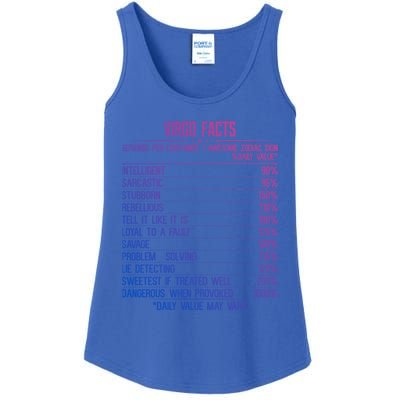 Virgo Facts Zodiac Birthday Funny Zodiac Sign Horoscope Great Gift Ladies Essential Tank