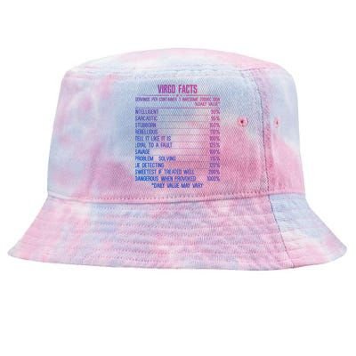 Virgo Facts Zodiac Birthday Funny Zodiac Sign Horoscope Great Gift Tie-Dyed Bucket Hat