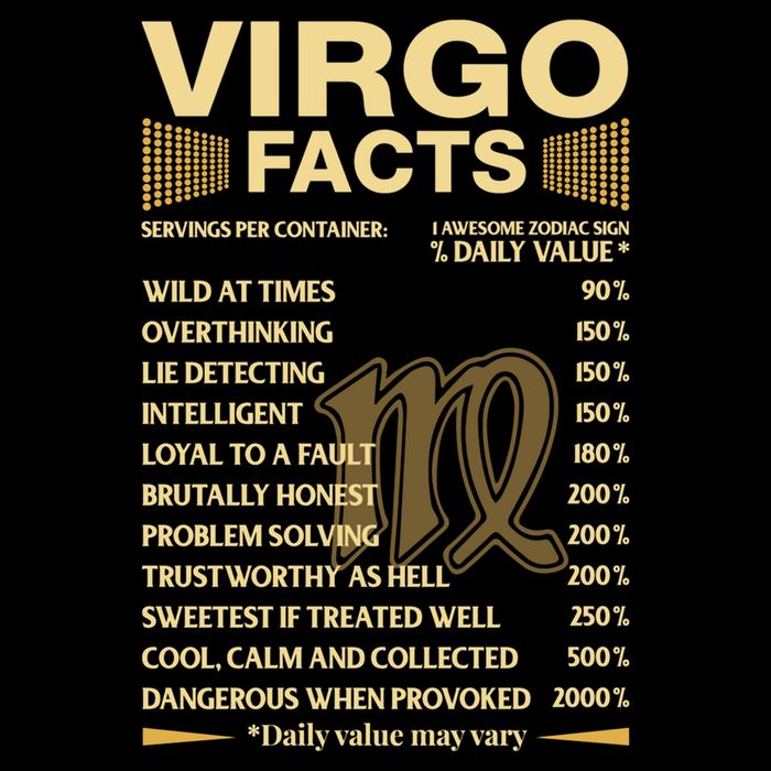 Virgo Facts Zodiac Sign Astrology Birthday Gift Doggie Tank