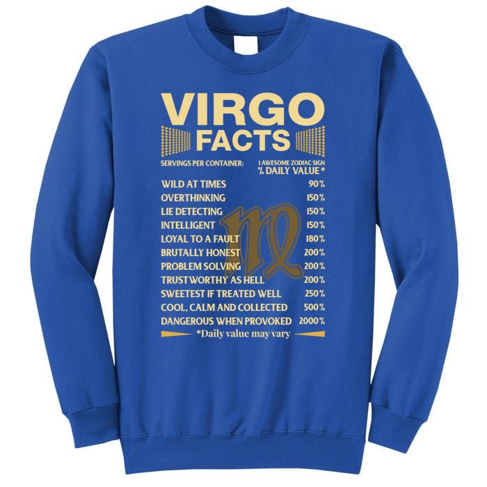 Virgo Facts Zodiac Sign Astrology Birthday Gift Sweatshirt