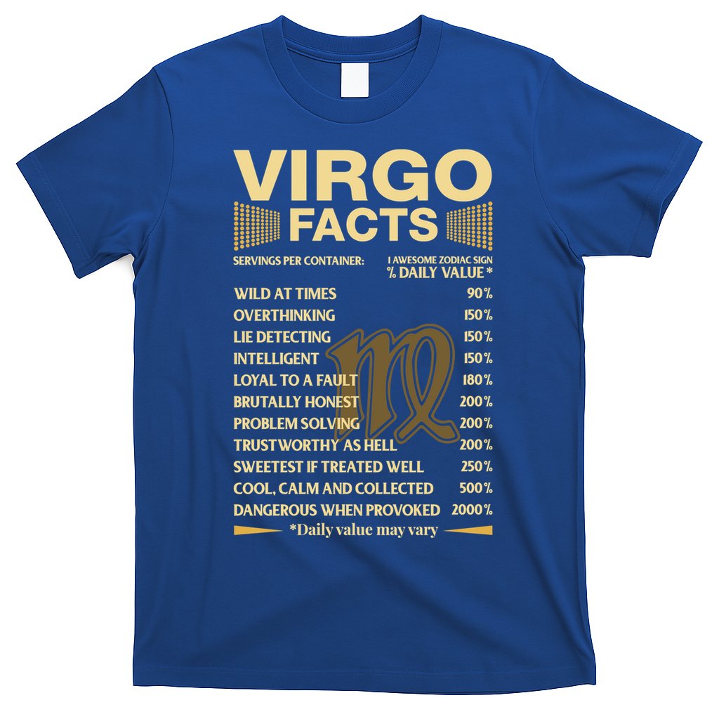 Virgo Facts Zodiac Sign Astrology Birthday Gift T-Shirt