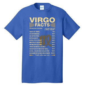 Virgo Facts Zodiac Sign Astrology Birthday Gift Tall T-Shirt