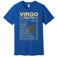 Virgo Facts Zodiac Sign Astrology Birthday Gift Premium T-Shirt