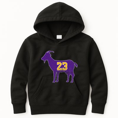 Vintage Goa 23 Distressed Kids Hoodie
