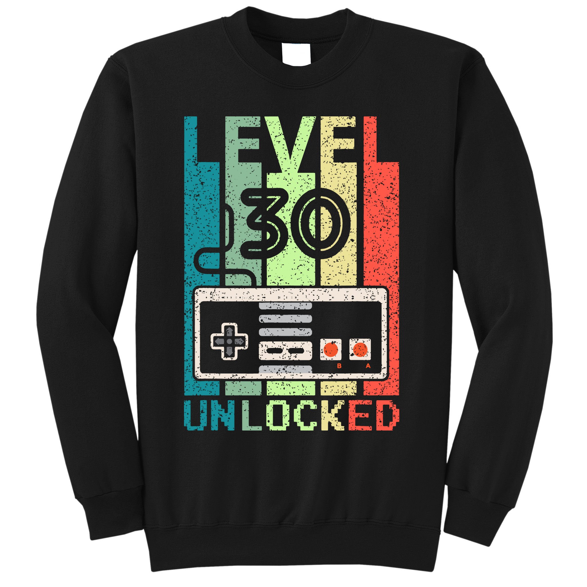 Video Gamer 30th Birthday Gifts Level 30 Unlocked Sweatshirt