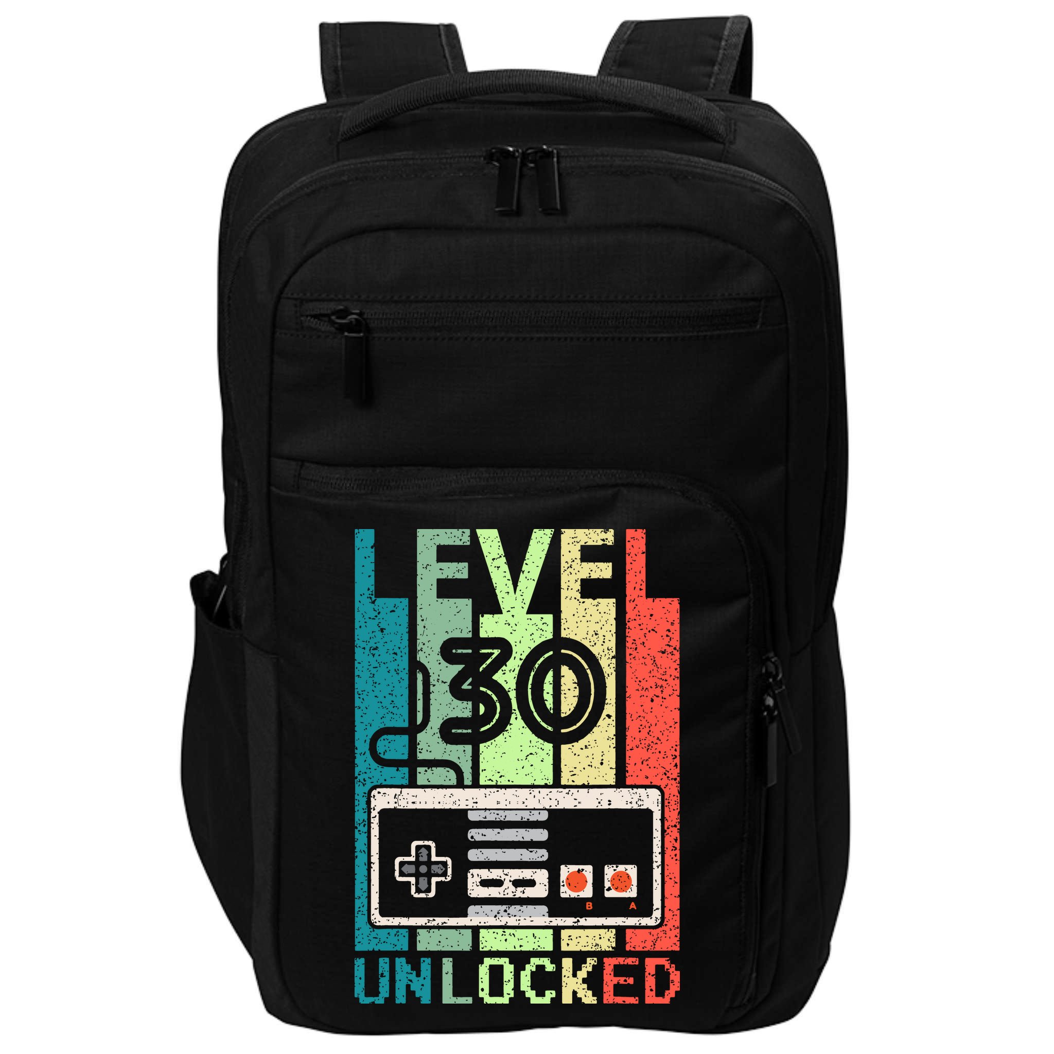 Video Gamer 30th Birthday Gifts Level 30 Unlocked Impact Tech Backpack
