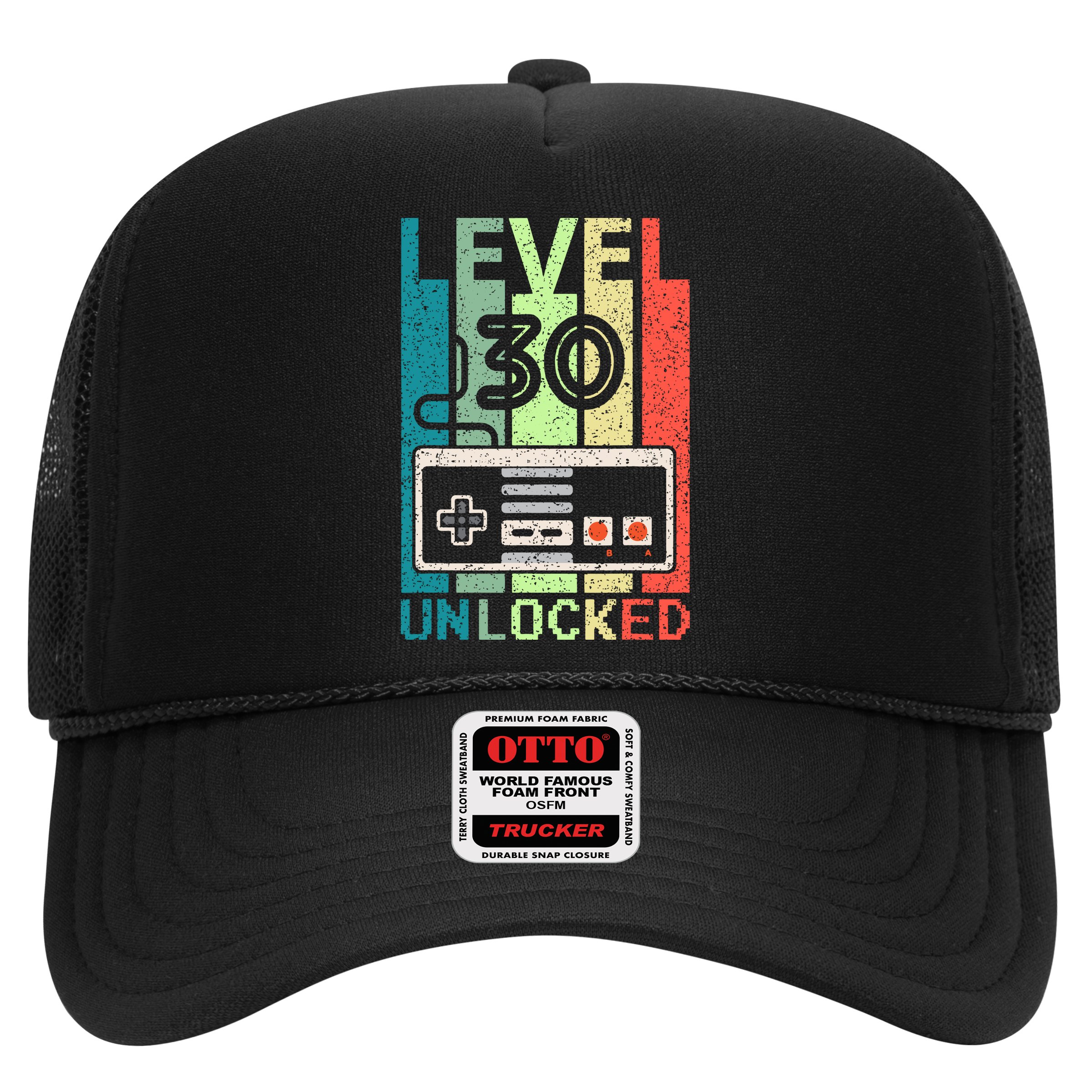Video Gamer 30th Birthday Gifts Level 30 Unlocked Hat