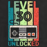 Video Gamer 30th Birthday Gifts Level 30 Unlocked Hat