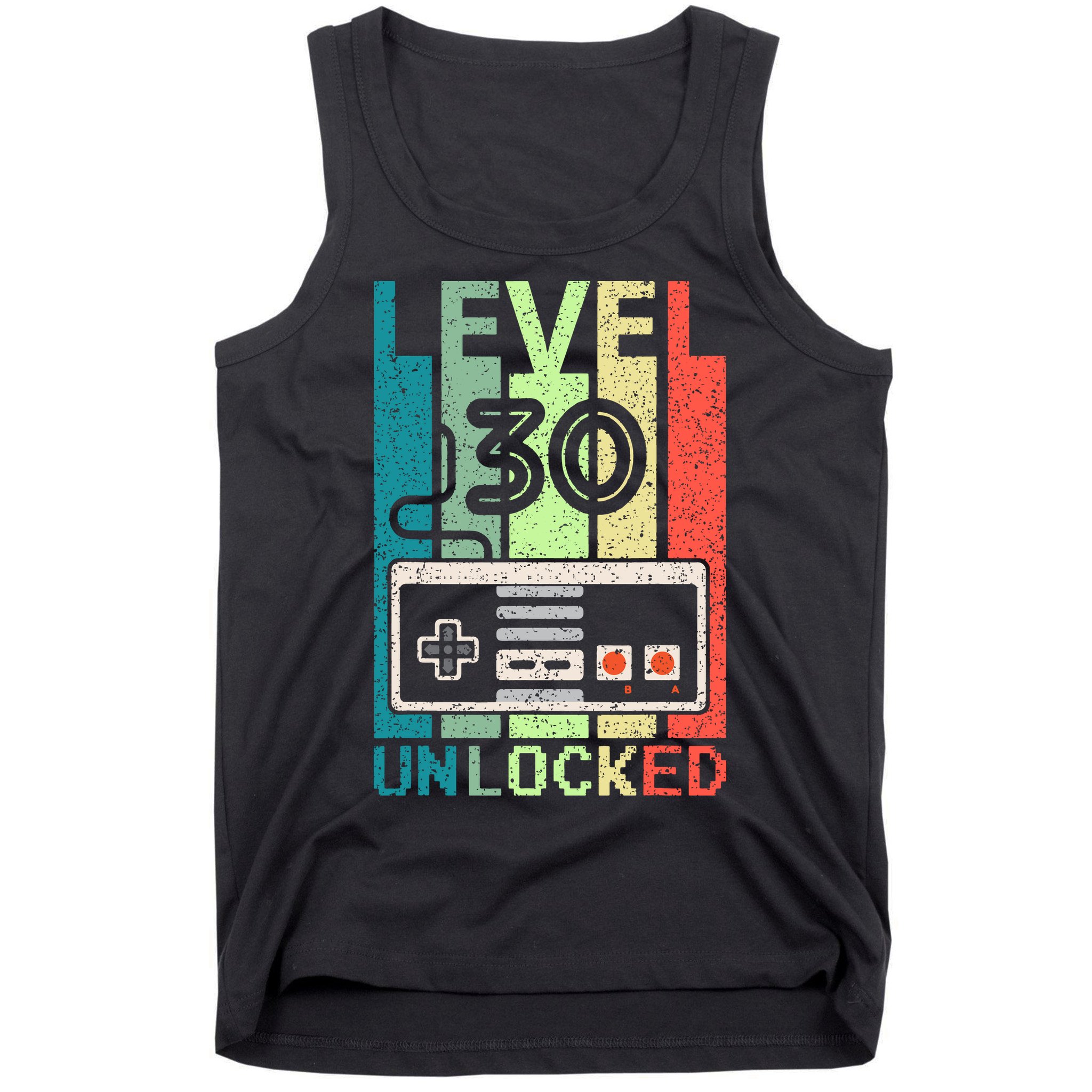 Video Gamer 30th Birthday Gifts Level 30 Unlocked Tank Top