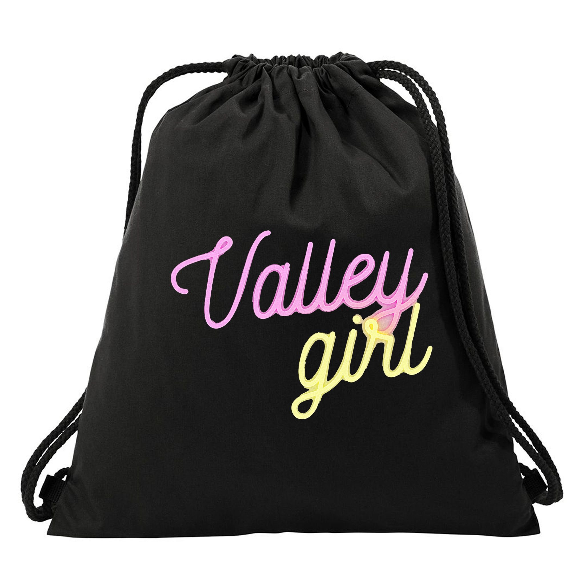 Valley Girl 80s Throwback Funny Girl Drawstring Bag