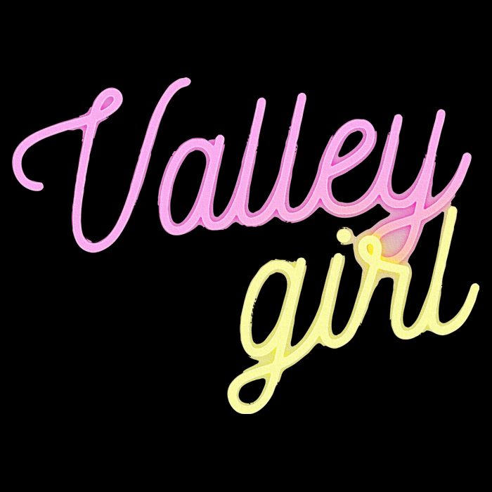 Valley Girl 80s Throwback Funny Girl Drawstring Bag