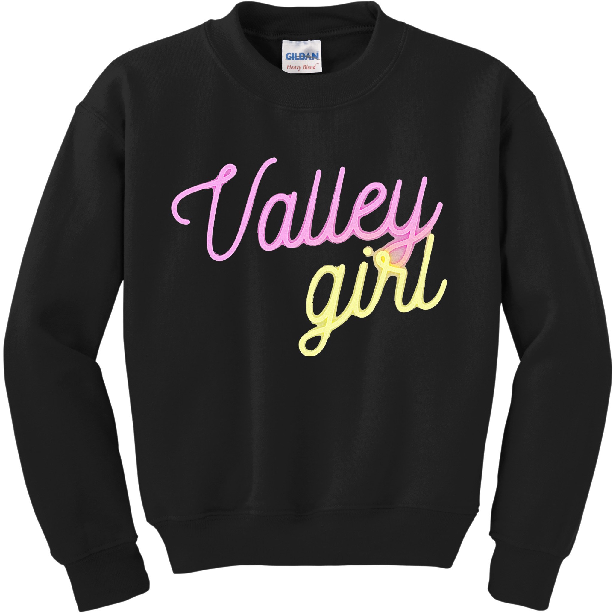 Valley Girl 80s Throwback Funny Girl Kids Sweatshirt