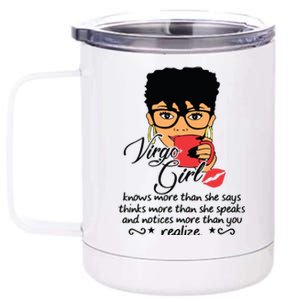 Virgo Girl Are Born In August 23 September 22 12 oz Stainless Steel Tumbler Cup