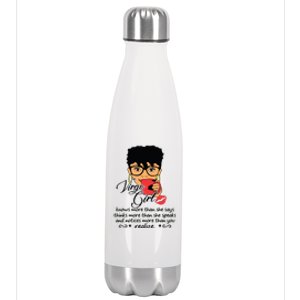 Virgo Girl Are Born In August 23 September 22 Stainless Steel Insulated Water Bottle