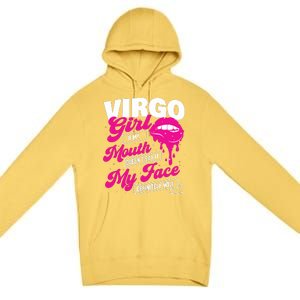 Virgo Girl Astrology Horoscope Symbol Zodiac Sign Premium Pullover Hoodie