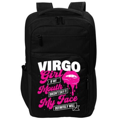 Virgo Girl Astrology Horoscope Symbol Zodiac Sign Impact Tech Backpack