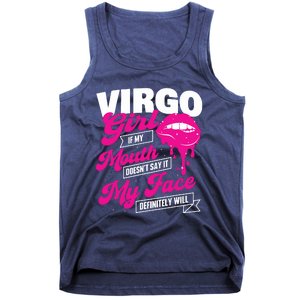 Virgo Girl Astrology Horoscope Symbol Zodiac Sign Tank Top