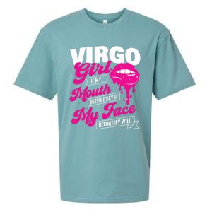 Virgo Girl Astrology Horoscope Symbol Zodiac Sign Sueded Cloud Jersey T-Shirt