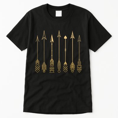 Vintage Gold Arrows Tall T-Shirt