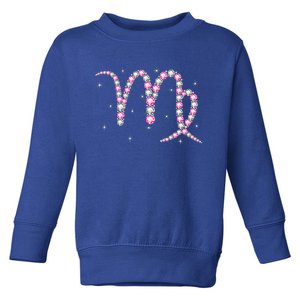 Virgo Gift Astrology Birthday Pink Diamond Gift Toddler Sweatshirt