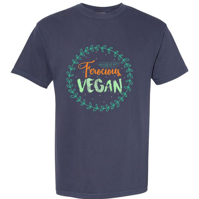 Vegan Gifts Apparel Ferocious Vegan Life Stuff Garment-Dyed Heavyweight T-Shirt