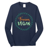 Vegan Gifts Apparel Ferocious Vegan Life Stuff Long Sleeve Shirt