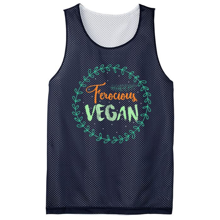 Vegan Gifts Apparel Ferocious Vegan Life Stuff Mesh Reversible Basketball Jersey Tank