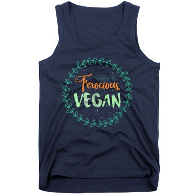 Vegan Gifts Apparel Ferocious Vegan Life Stuff Tank Top