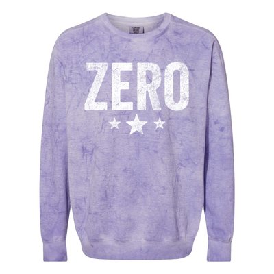 Vintage Grunge Alternative Zero Three Star 90s Rock Music Colorblast Crewneck Sweatshirt