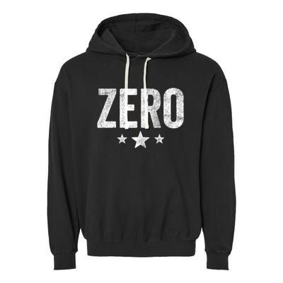 Vintage Grunge Alternative Zero Three Star 90s Rock Music Garment-Dyed Fleece Hoodie