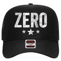 Vintage Grunge Alternative Zero Three Star 90s Rock Music High Crown Mesh Back Trucker Hat