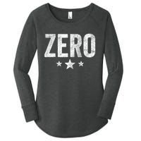 Vintage Grunge Alternative Zero Three Star 90s Rock Music Women's Perfect Tri Tunic Long Sleeve Shirt