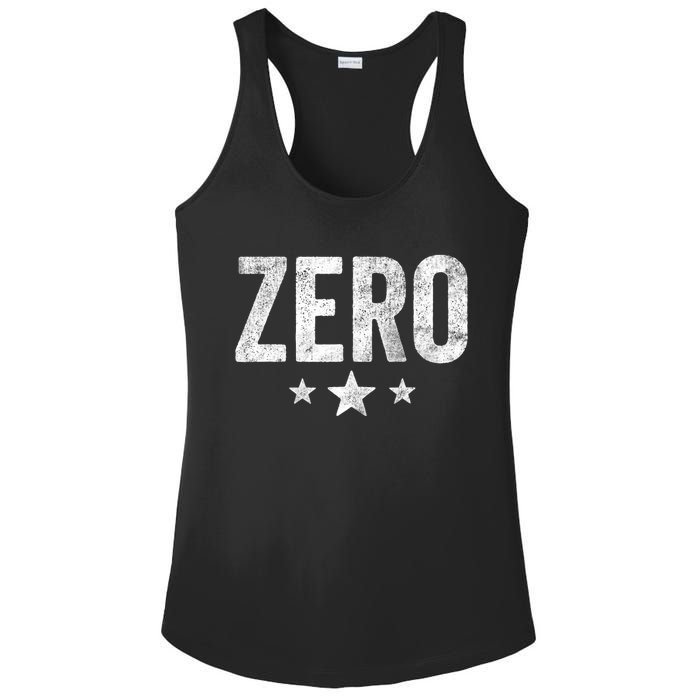 Vintage Grunge Alternative Zero Three Star 90s Rock Music Ladies PosiCharge Competitor Racerback Tank