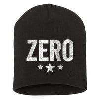 Vintage Grunge Alternative Zero Three Star 90s Rock Music Short Acrylic Beanie