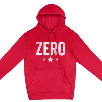 Vintage Grunge Alternative Zero Three Star 90s Rock Music Premium Pullover Hoodie