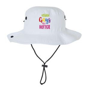 Vegan Gays Are Hotter Vegan Great Gift Lgbt Awareness Month Funny Gift Legacy Cool Fit Booney Bucket Hat