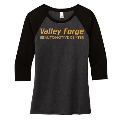 Valley Ge Automotive Distressed Look Women's Tri-Blend 3/4-Sleeve Raglan Shirt