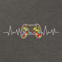 video games autism awareness day Cotton Canvas Backpack