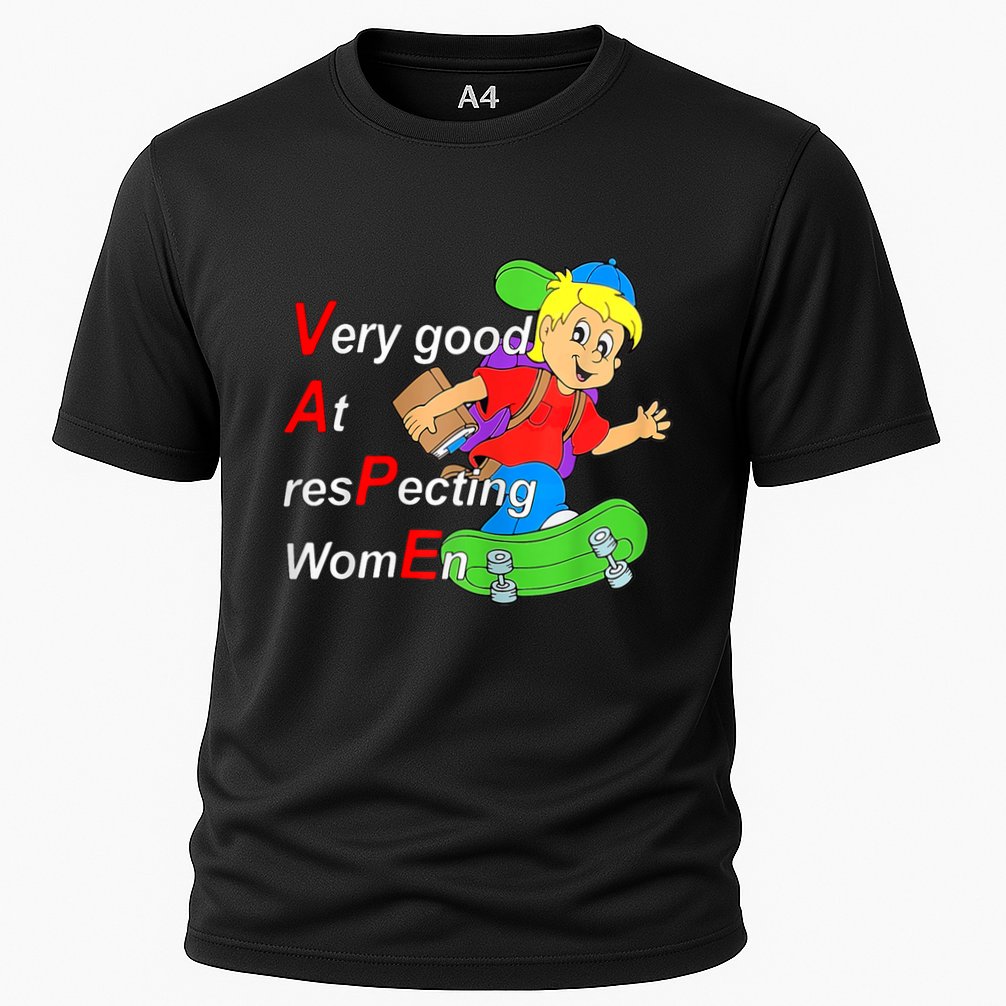 Very Good At Respecting Women Skate Board Vape Meme Cooling Performance Crew T-Shirt