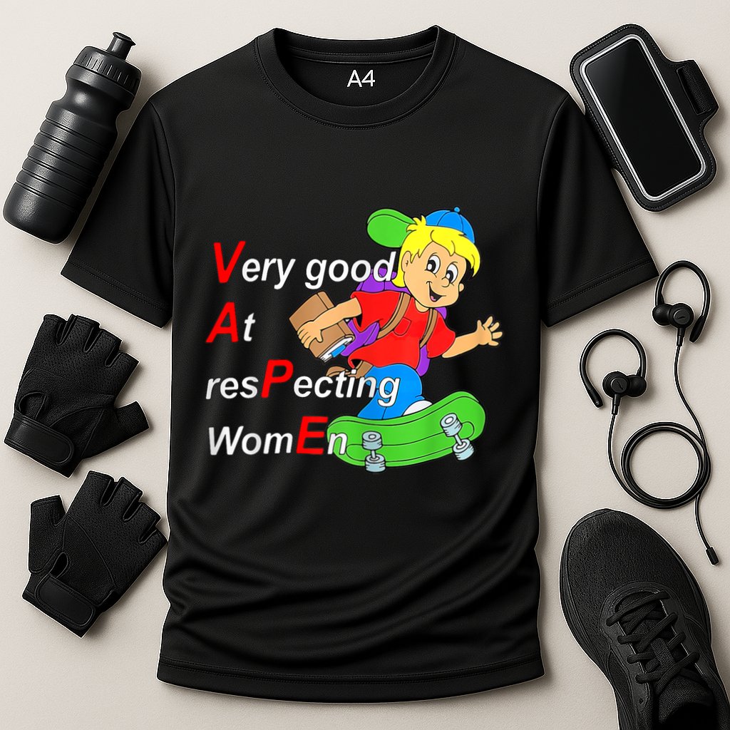 Very Good At Respecting Women Skate Board Vape Meme Cooling Performance Crew T-Shirt