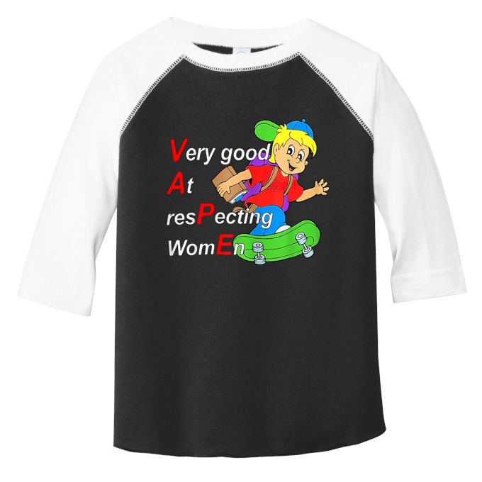 Very Good At Respecting Women Skate Board Vape Meme Toddler Fine Jersey T-Shirt