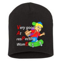 Very Good At Respecting Women Skate Board Vape Meme Short Acrylic Beanie