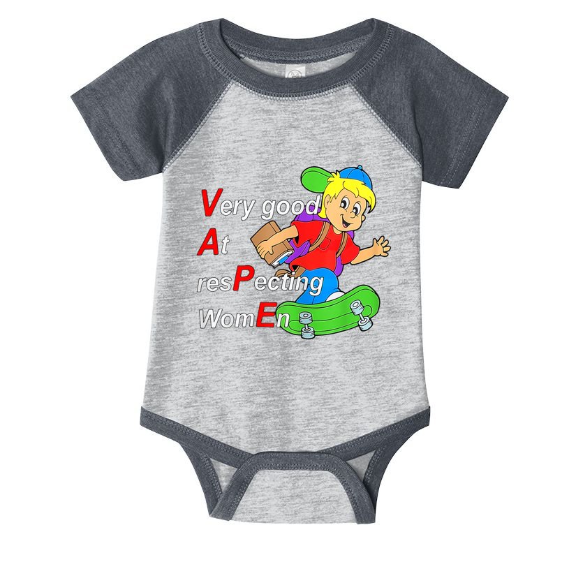 Very Good At Respecting Women Skate Board Vape Meme Infant Baby Jersey Bodysuit