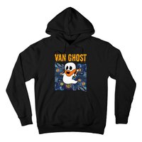 Van Ghost Art Teacher Halloween Van Gogh Starry Night Hoodie