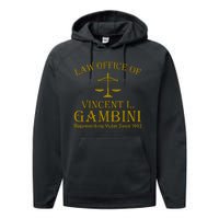 Vincent Gambini Attorney At Law Performance Fleece Hoodie