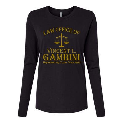 Vincent Gambini Attorney At Law Womens Cotton Relaxed Long Sleeve T-Shirt