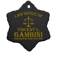 Vincent Gambini Attorney At Law Ceramic Star Ornament